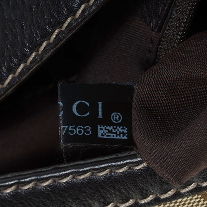 Gucci Monogram Large New Ladies Web Hobo Dark Brown 9 of 9