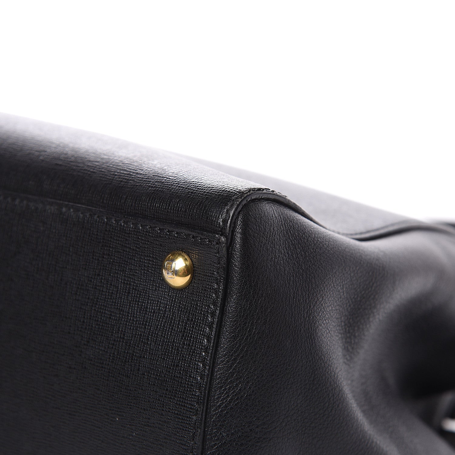 Fendi Vitello Elite Regular 2Jours Tote Black 13 of 19