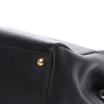 Fendi Vitello Elite Regular 2Jours Tote Black 13 of 19