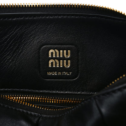 Miu Miu Nappa Joie Satchel Black 6 of 9