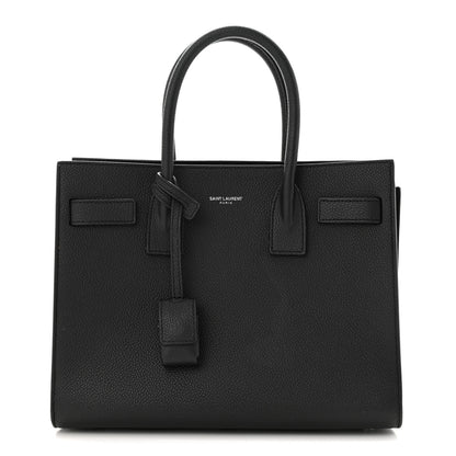 Saint Laurent Grained Calfskin Baby Sac De Jour Black 1 of 10