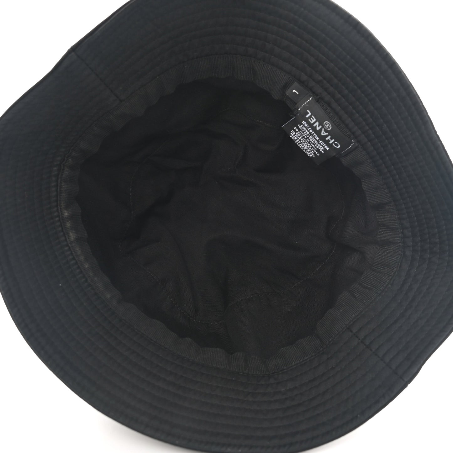 Cotton CC Bucket Hat L Black
