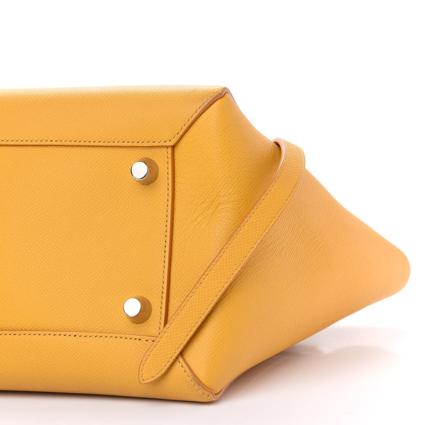 Grained Calfskin Mini Belt Bag Sun Yellow