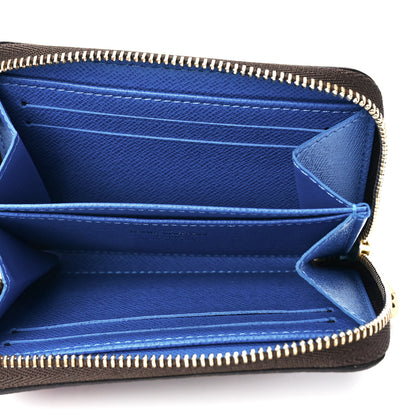 Louis Vuitton Damier Ebene 2019 Christmas Animation Zippy Coin Purse Blue 5 of 12