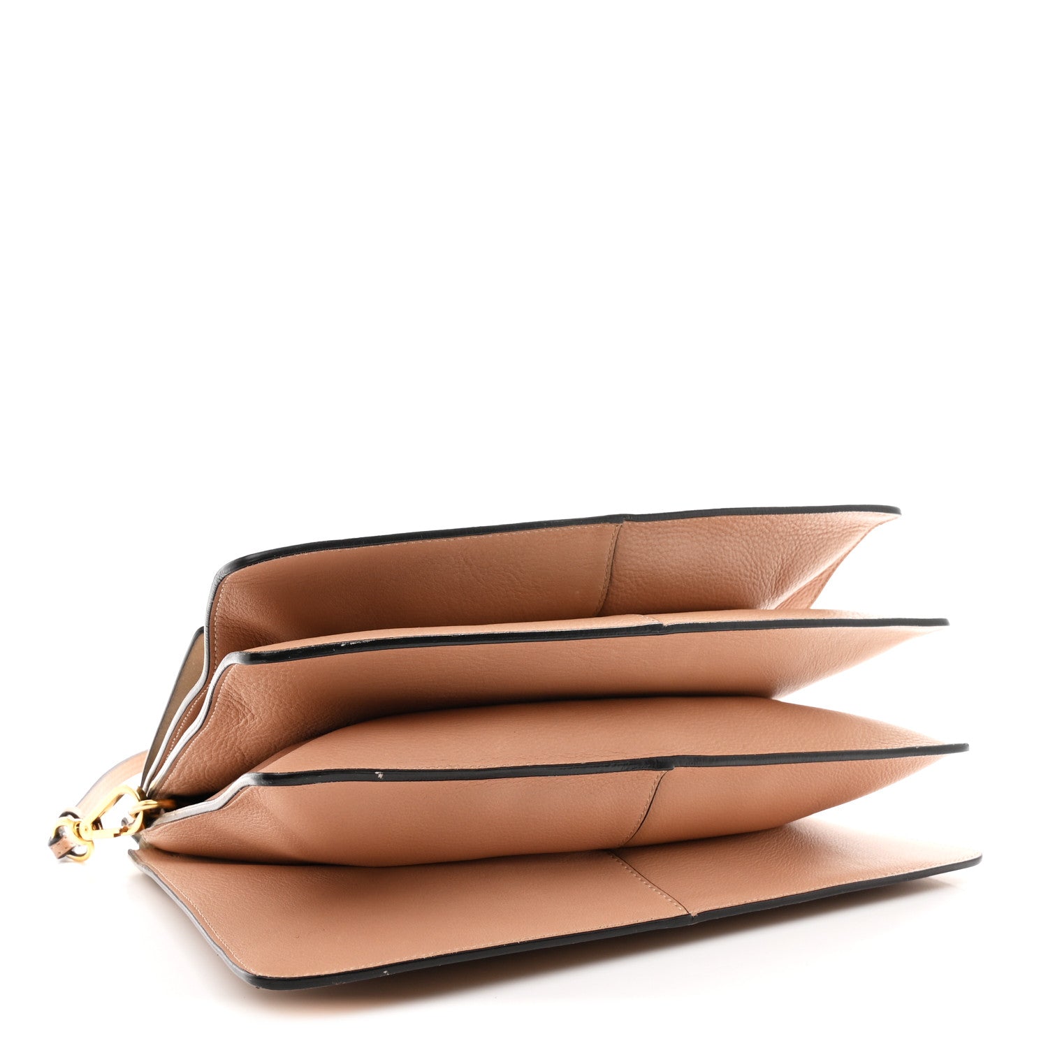 Chloe Calfskin Medium Faye Shoulder Bag Biscotti Beige 4 of 14