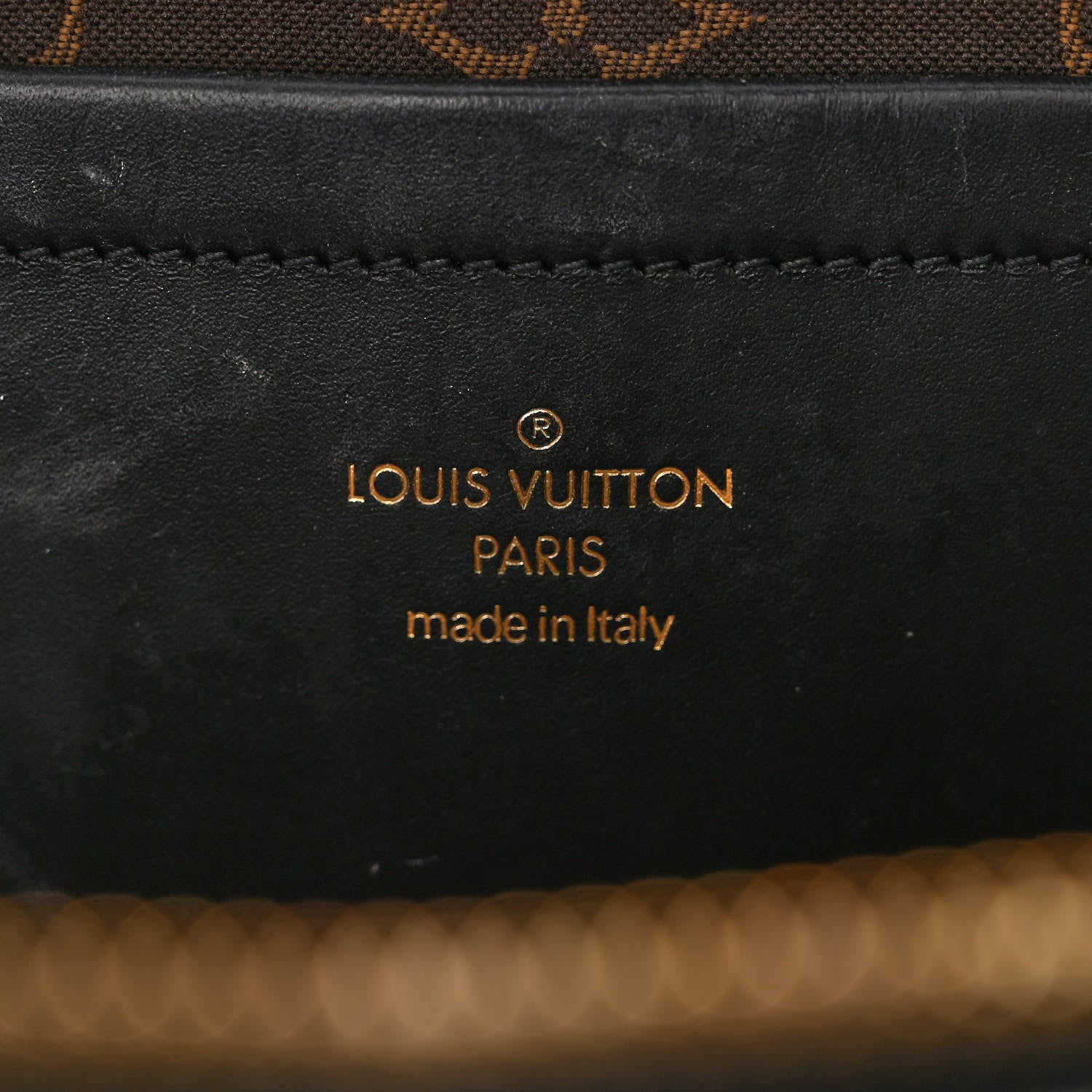 Louis Vuitton Calfskin Monogram Embossed Utility Crossbody Black 6 of 16