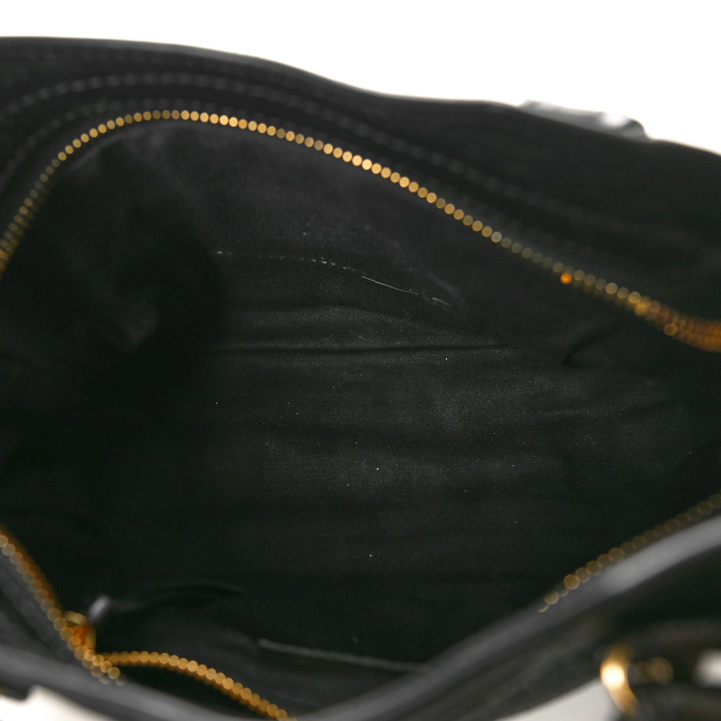 Agneau Classic Gold Hardware Mini City Black