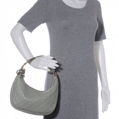 Gucci Guccissima Small Hobo Light Green 2 of 7