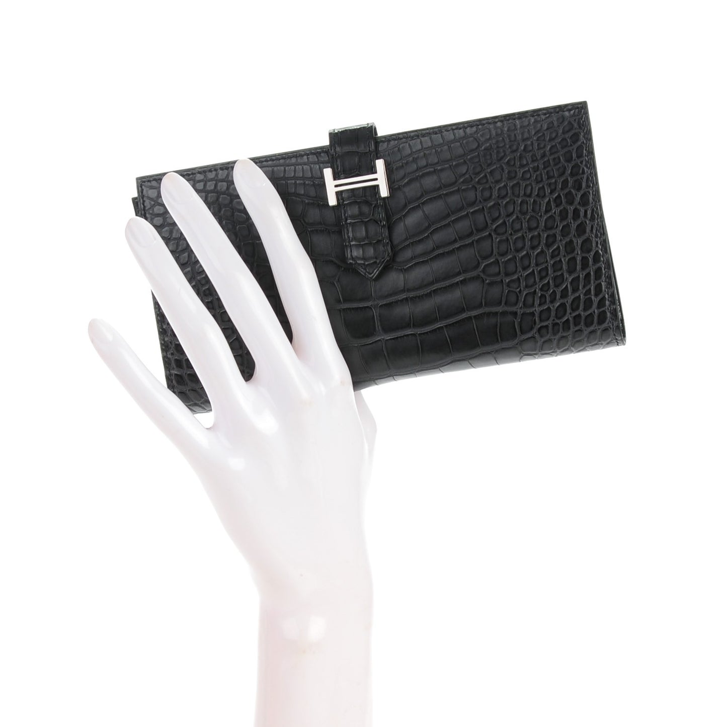 Matte Alligator Bearn Wallet Graphite