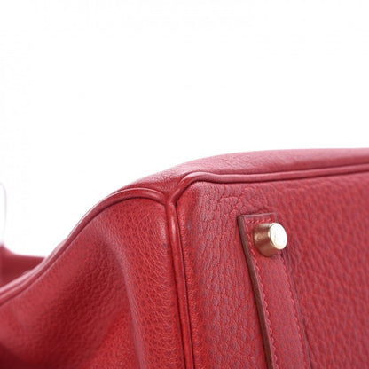 Hermes Buffle Skipper Birkin 35 Rouge Casaque 36 of 41