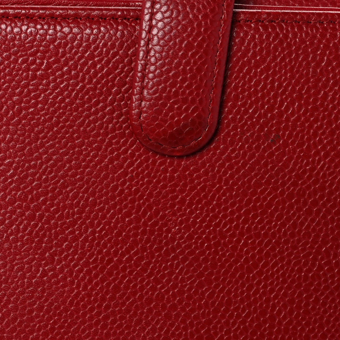 Caviar Timeless CC French Long Wallet Red