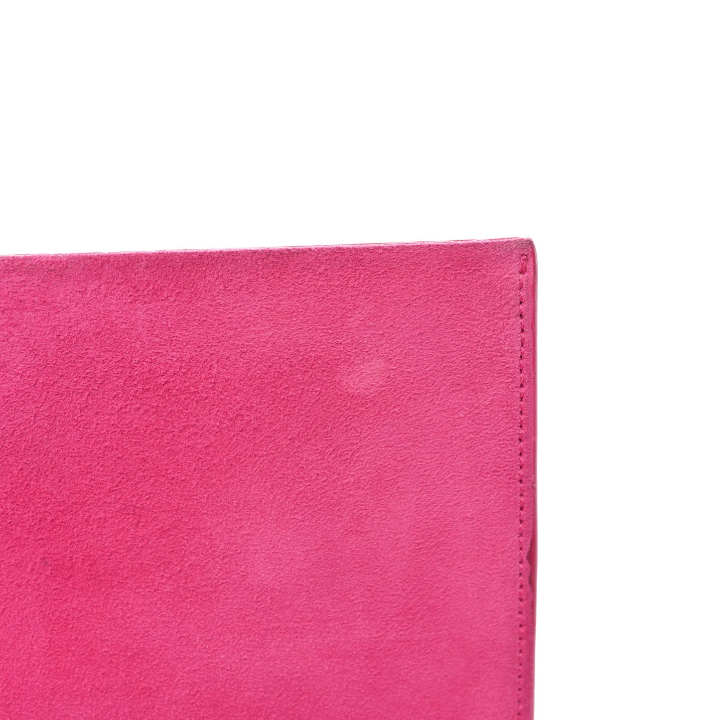 Suede Medium Monogram Kate Tassel Shoulder Bag Lipstick Fuchsia