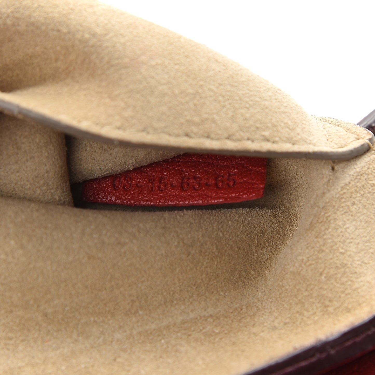 Grained Lambskin Mini Drew Shoulder Bag Plaid Red