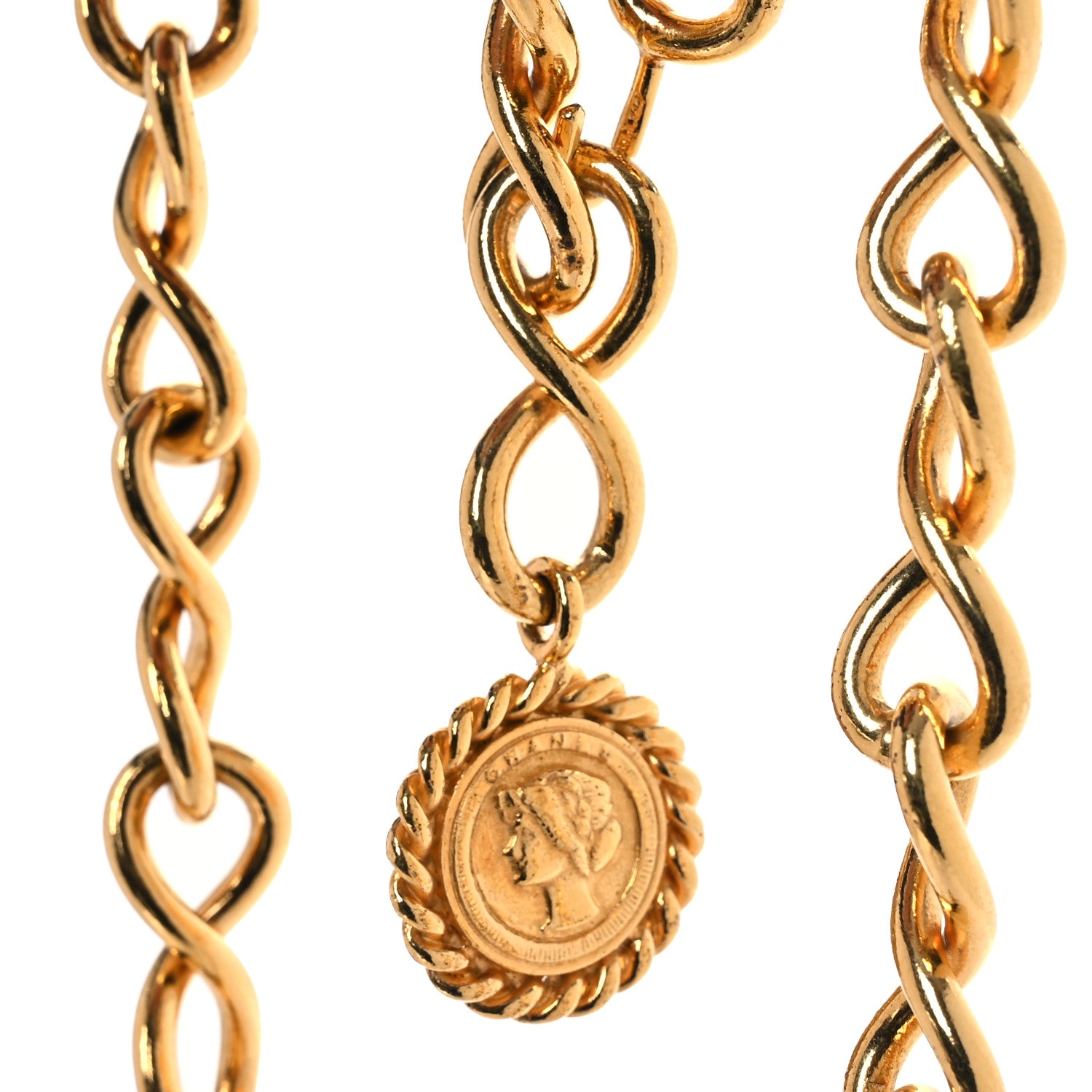 Chanel CC Medallion Chain Belt Gold 3 of 3