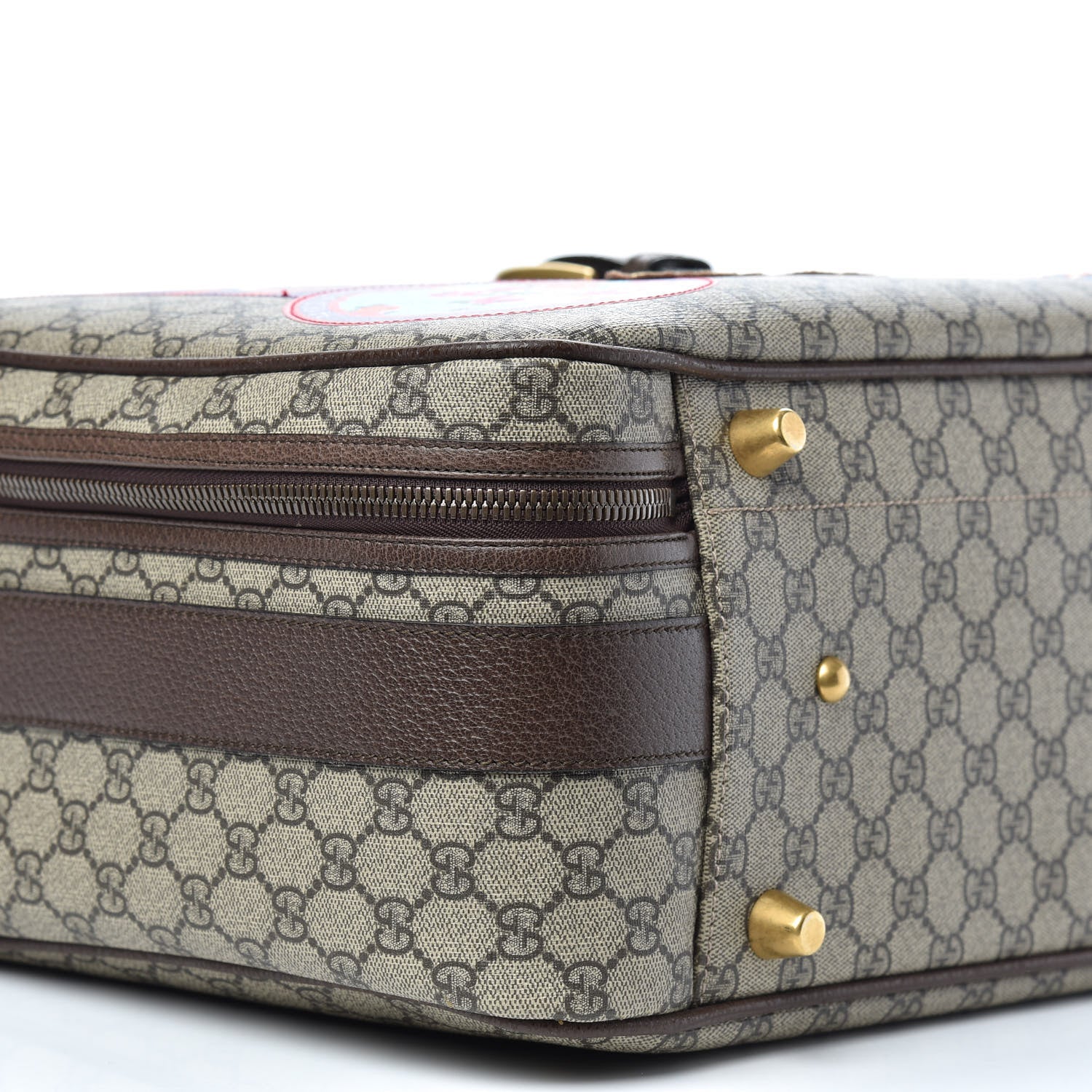 Gucci GG Supreme Monogram Embroidered Modern Future Courrier Suitcase 9 of 12