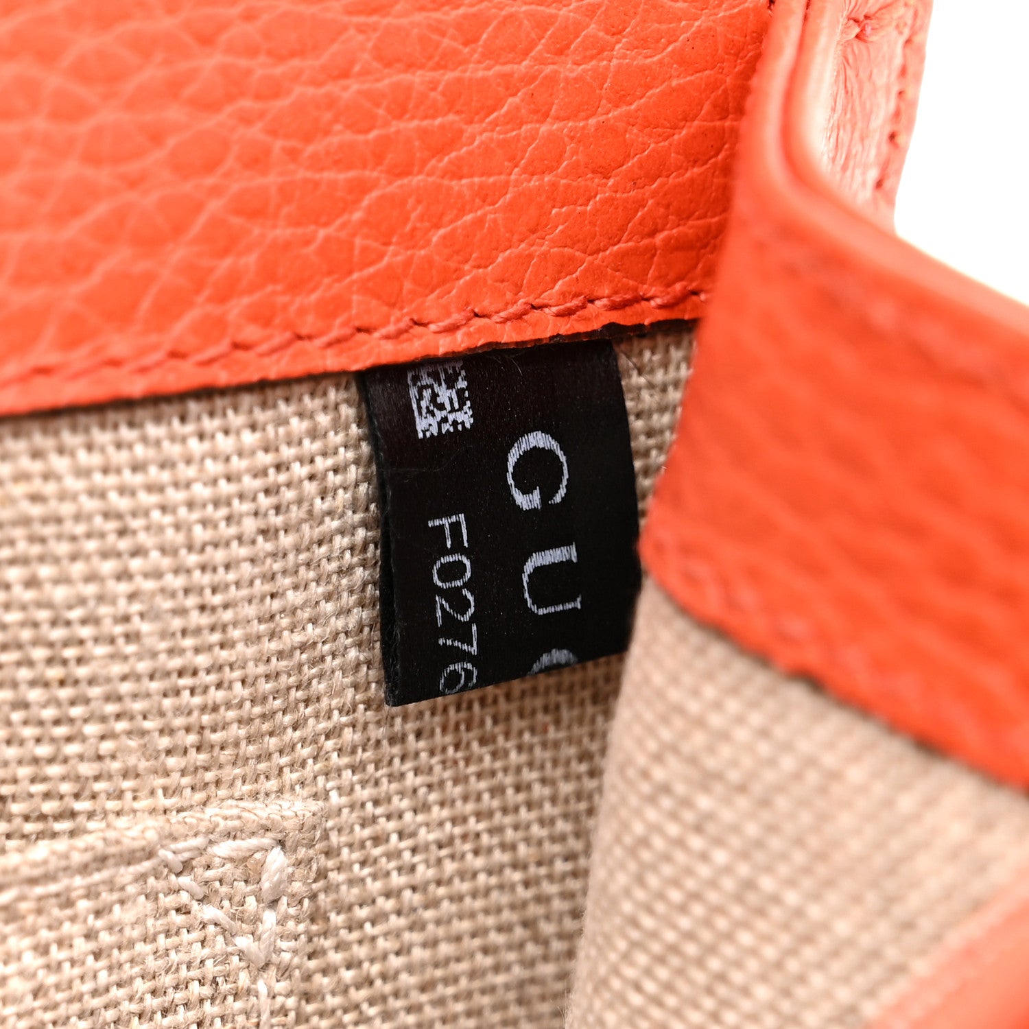 Gucci Dollar Calfskin Small Interlocking G Shoulder Bag Sun Orange 8 of 14