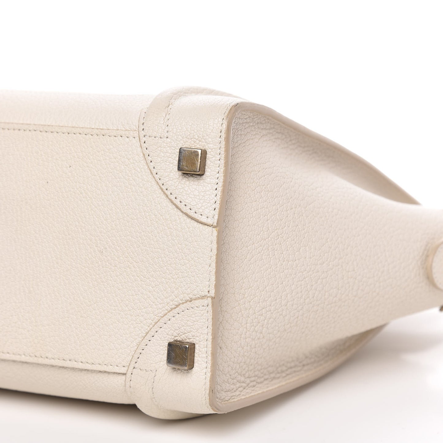 Goatskin Micro Luggage White