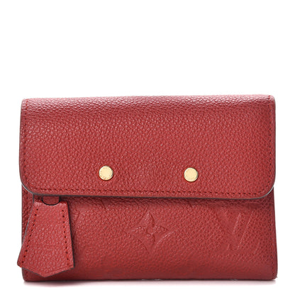 Louis Vuitton Empreinte Pont-Neuf Compact Wallet Cherry 1 of 13