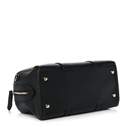 Burberry Derby Calfskin Medium Alchester Bowling Bag Black 3 of 10
