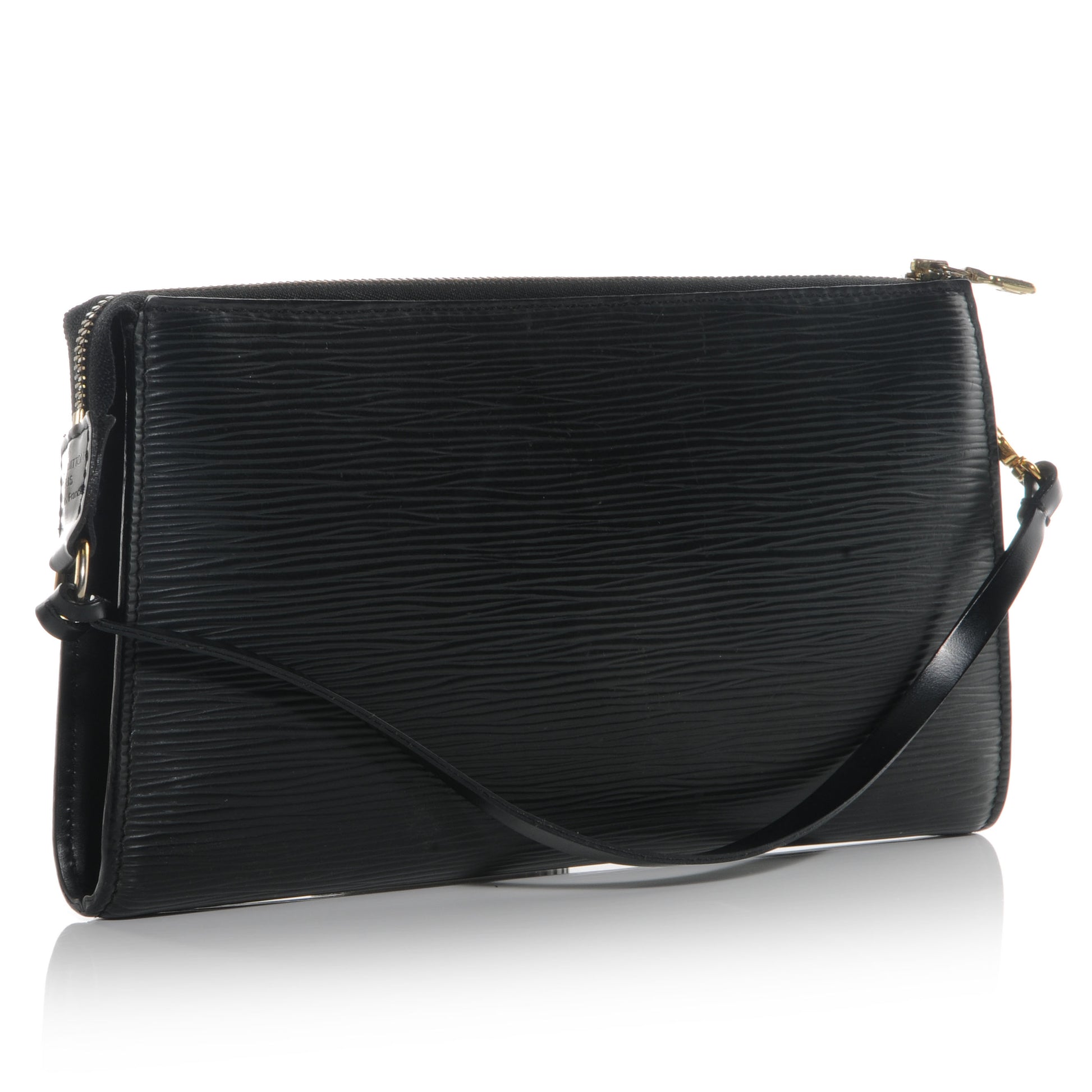 Louis Vuitton Epi Pochette Accessories 24 Black 3 of 7