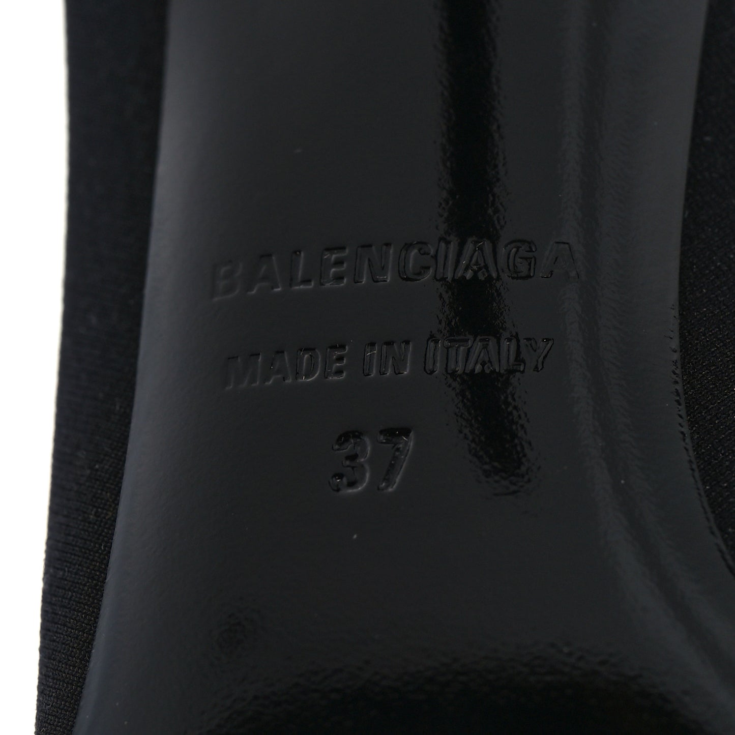 Matte Spandex Extreme Pointed Toe Knife 80mm Ankle Boots 37 Black
