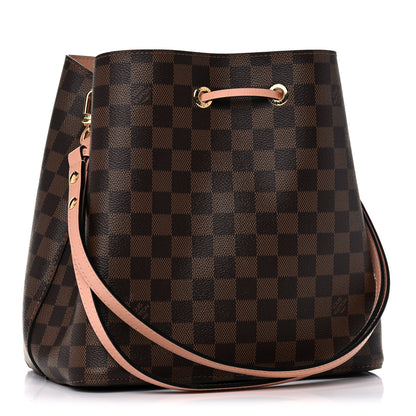 Louis Vuitton Damier Ebene Neonoe MM Venus Pink 3 of 17