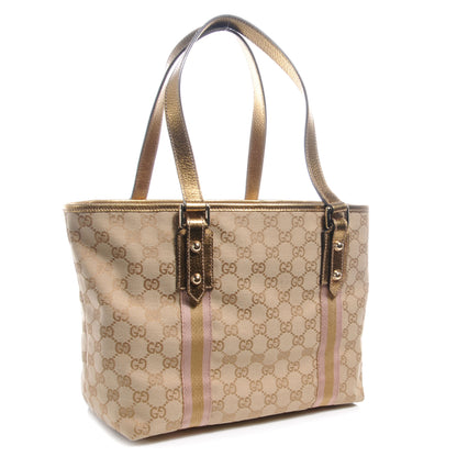 Gucci Monogram Medium Jolicoeur Tote Metallic 3 of 7