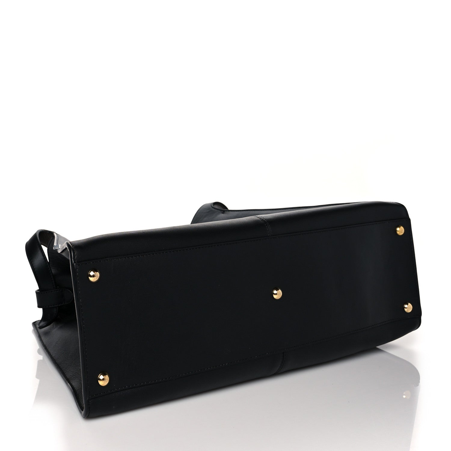 Fendi Vitello Seta Century Large Peekaboo X-Lite Black Fragola 4 of 10
