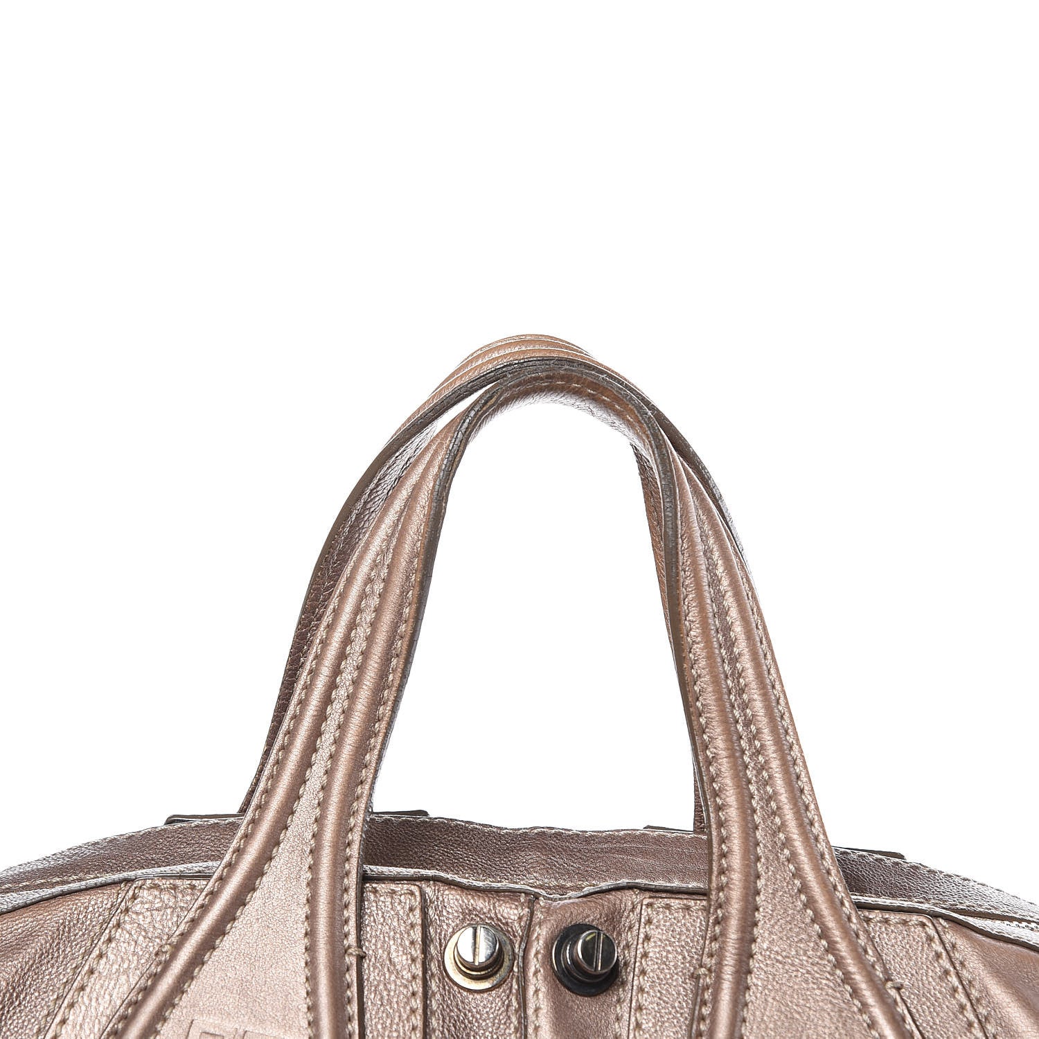 Givenchy Metallic Calfskin Studded Medium Nightingale Brown 11 of 14