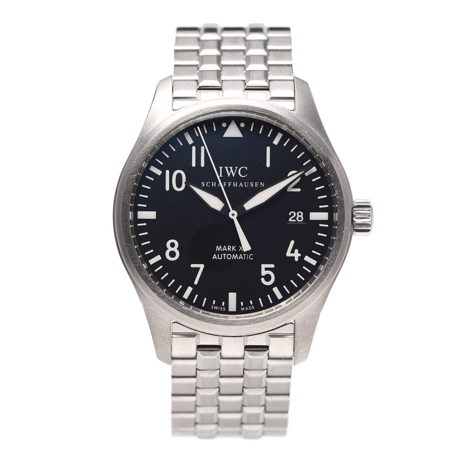 IWC Stainless Steel 39mm Mark XVI Automatic Watch Black IW325504 1 of 4