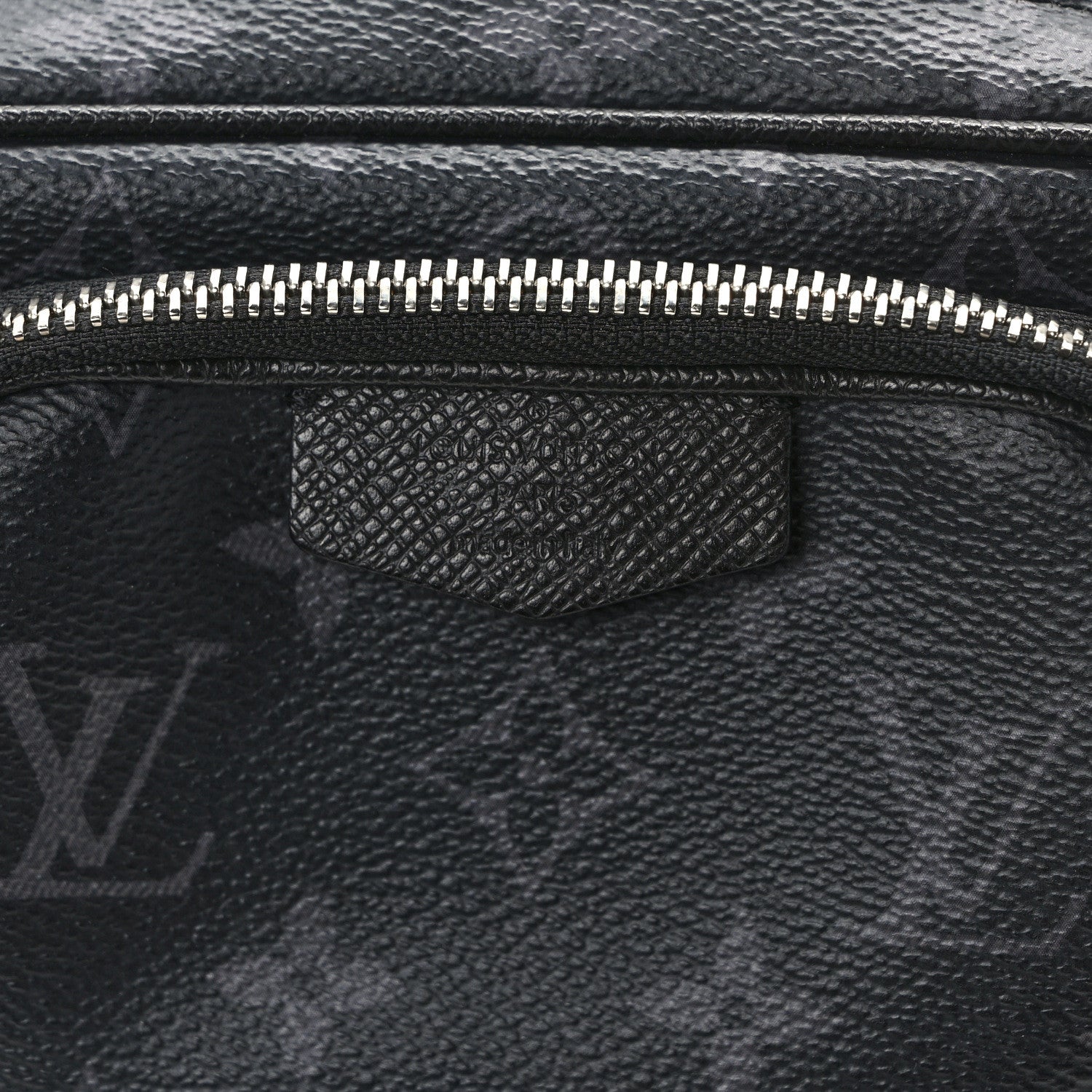 Louis Vuitton Monogram Eclipse Taigarama Outdoor Pouch Black