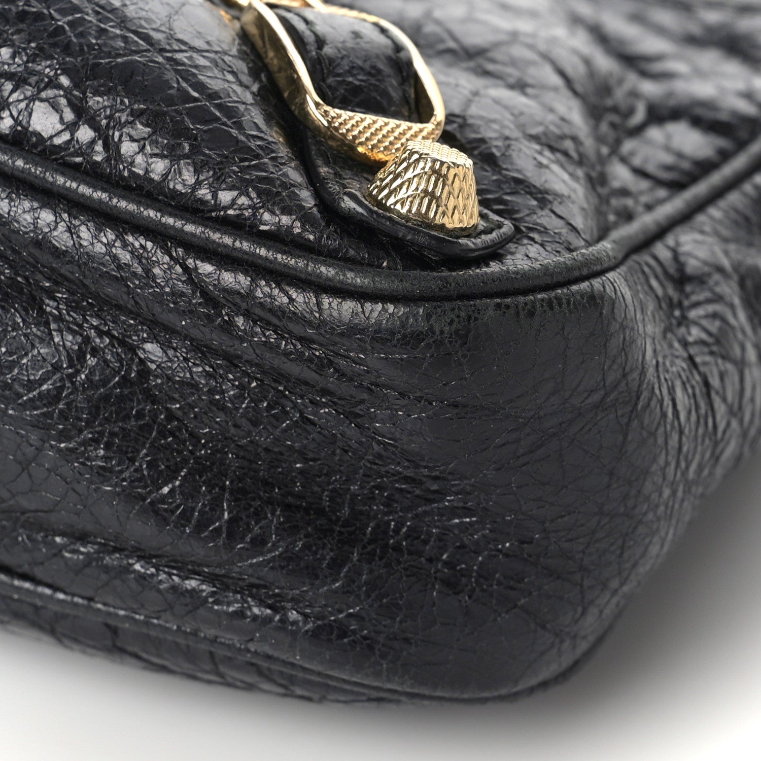 Balenciaga Agneau Giant 12 Gold Hardware Hip Black 8 of 10