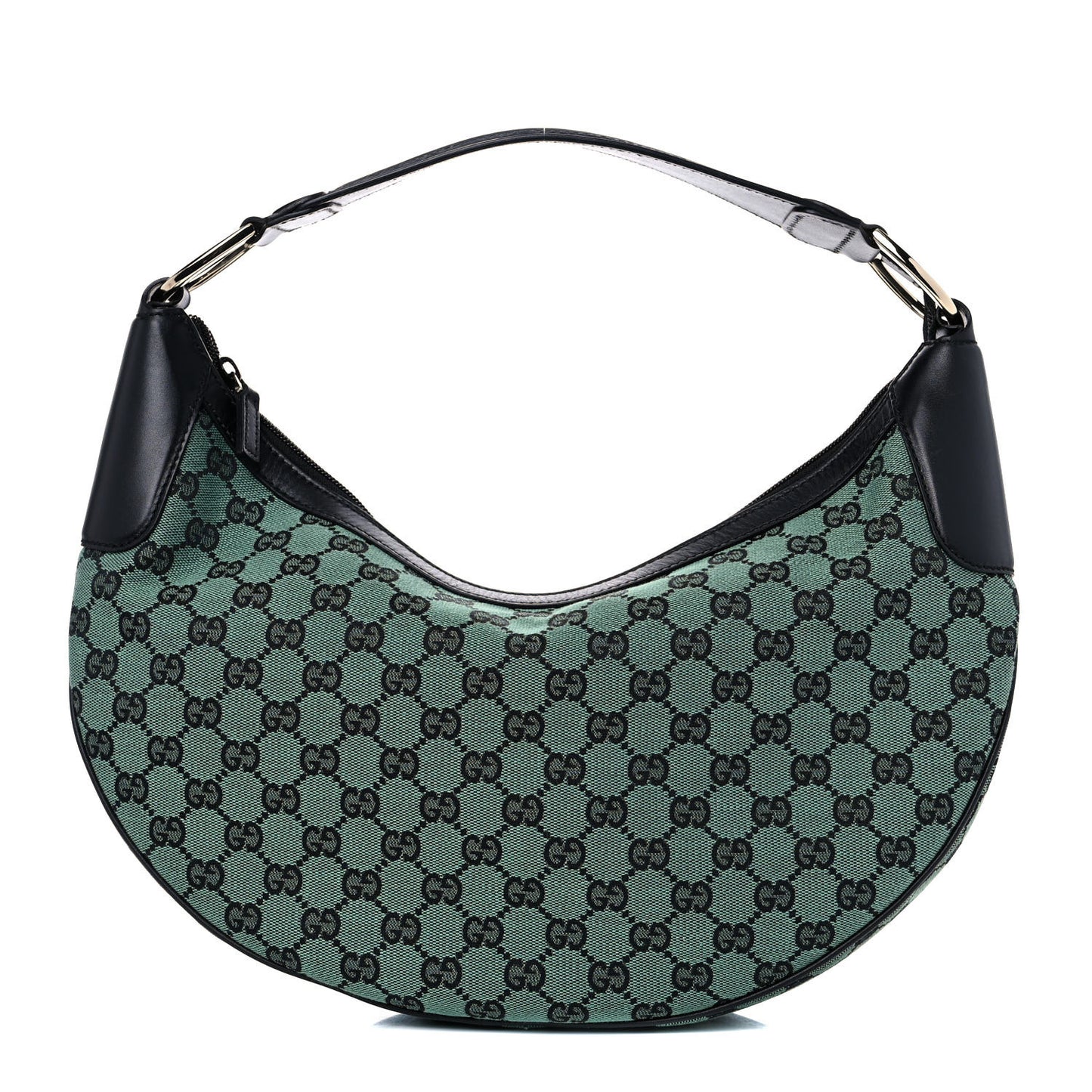 Monogram Half Moon Hobo Green