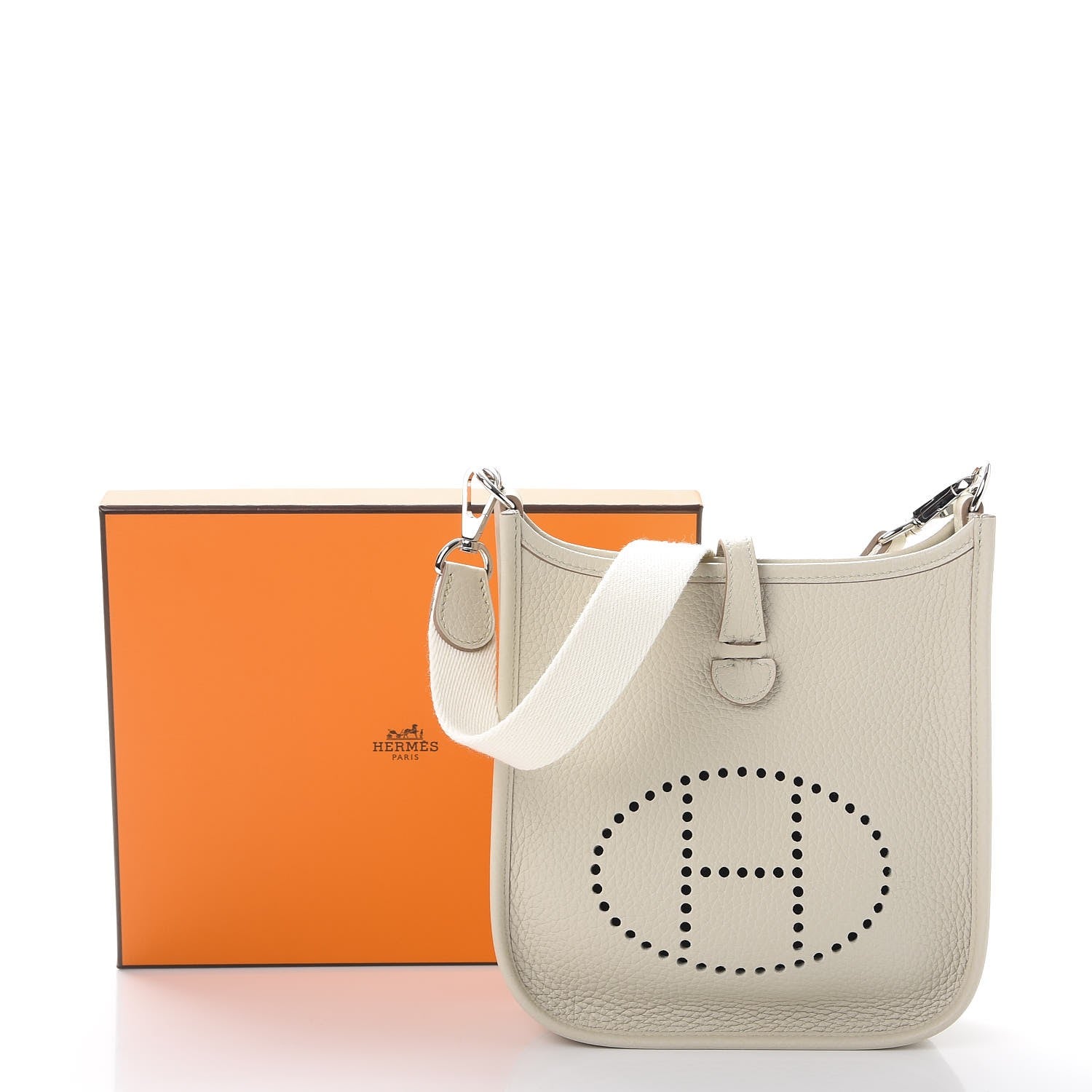 Hermes Taurillon Clemence Amazone Evelyne TPM Beton 8 of 8