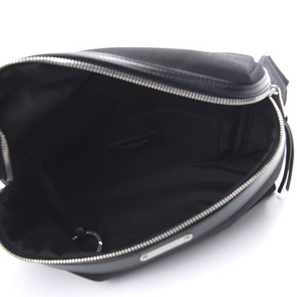 Saint Laurent Canvas Calfskin City Belt Bag Black 4 of 8