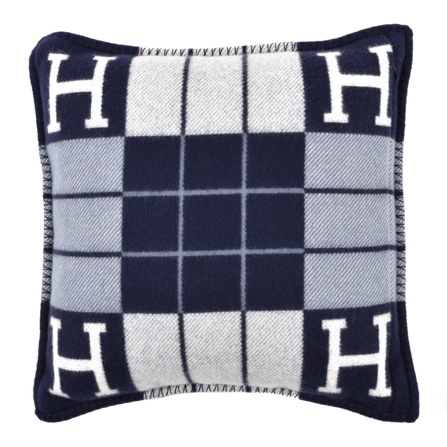 Hermes Wool Cashmere Avalon III Pillow PM Ecru Caban 2 of 3