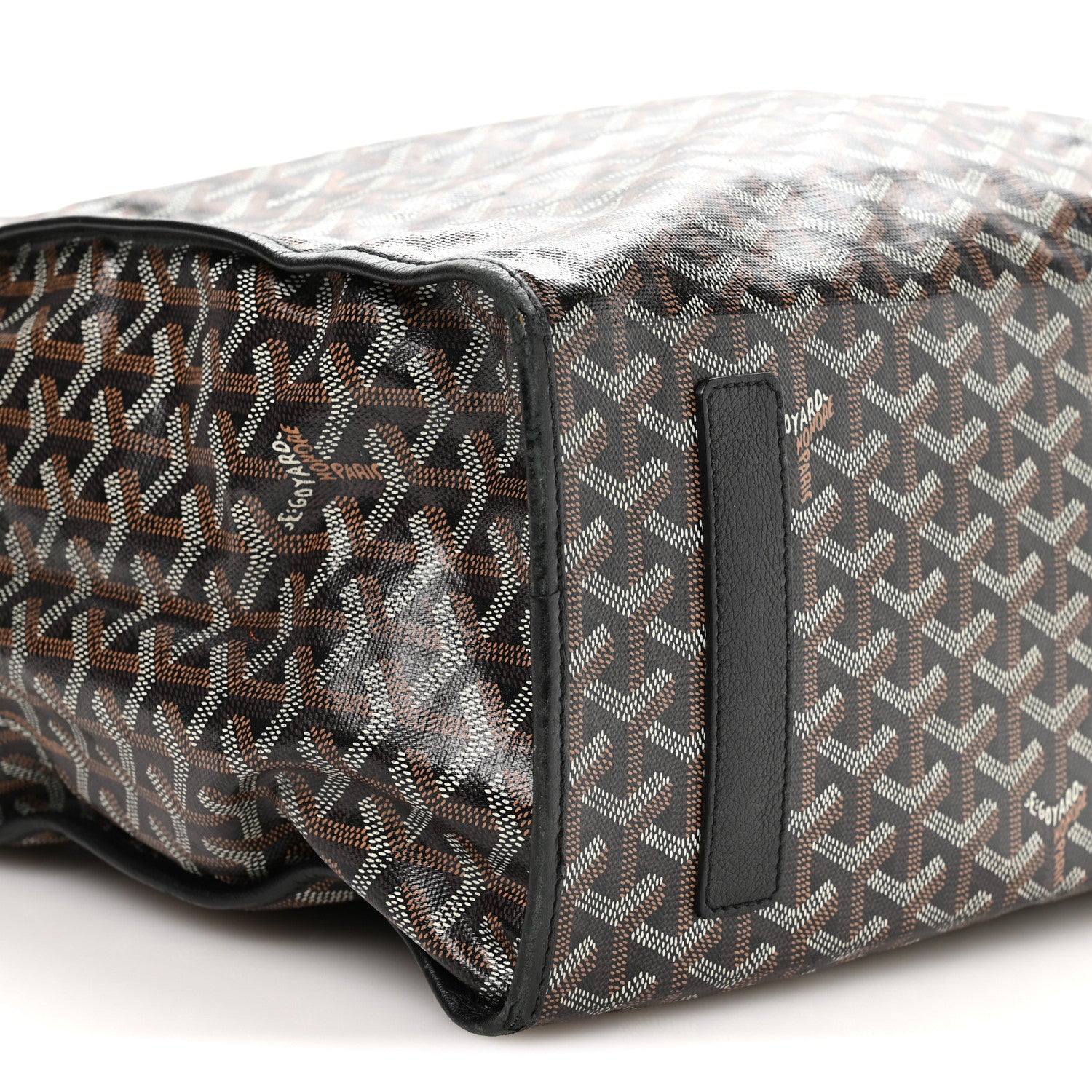 Goyard Goyardine Saint Leger Soft Briefcase Backpack Black 7 of 9