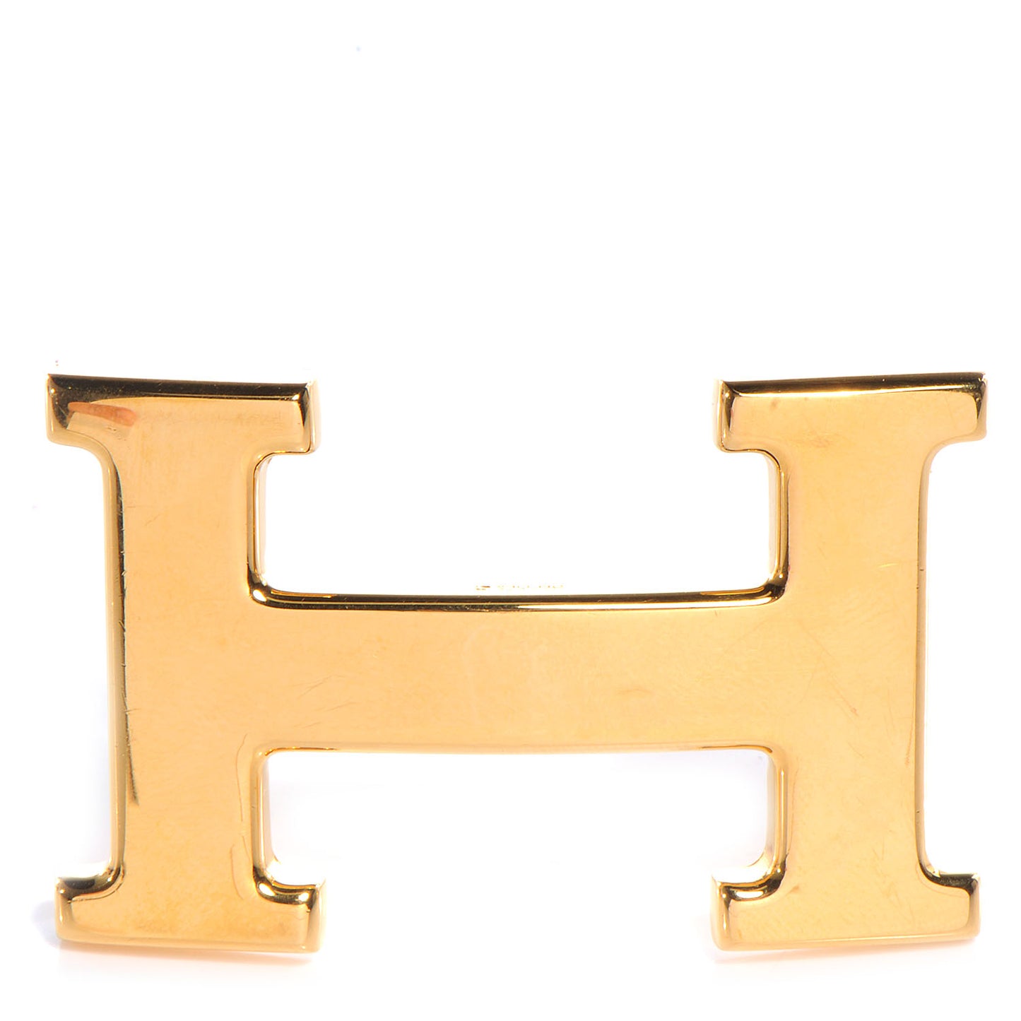 32mm H Belt Buckle Gold