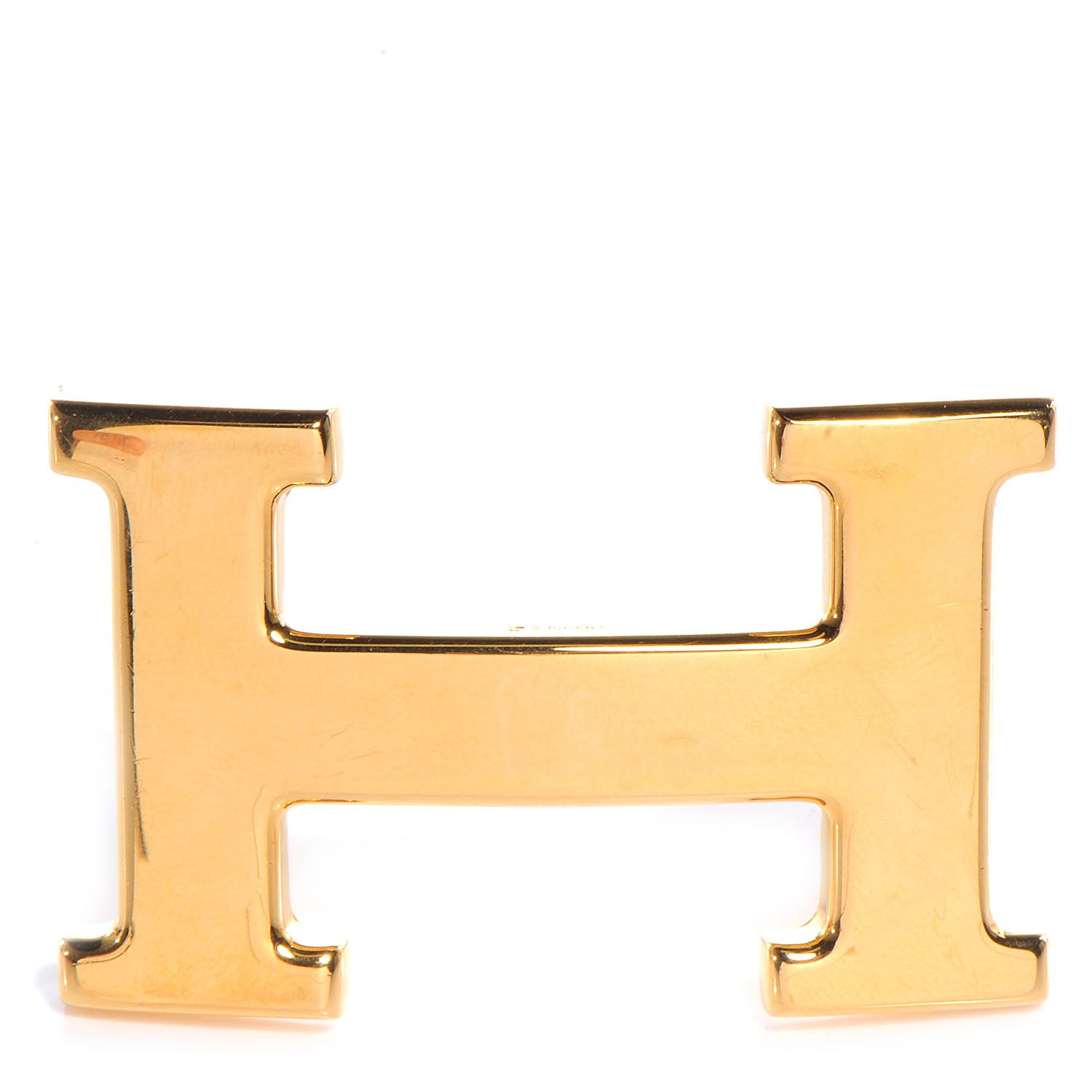 Hermes 32mm H Belt Buckle Gold 1 of 5