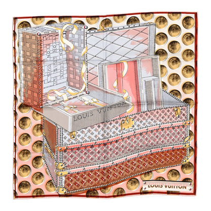 Louis Vuitton Silk Trunks Square Scarf Multicolor 1 of 4