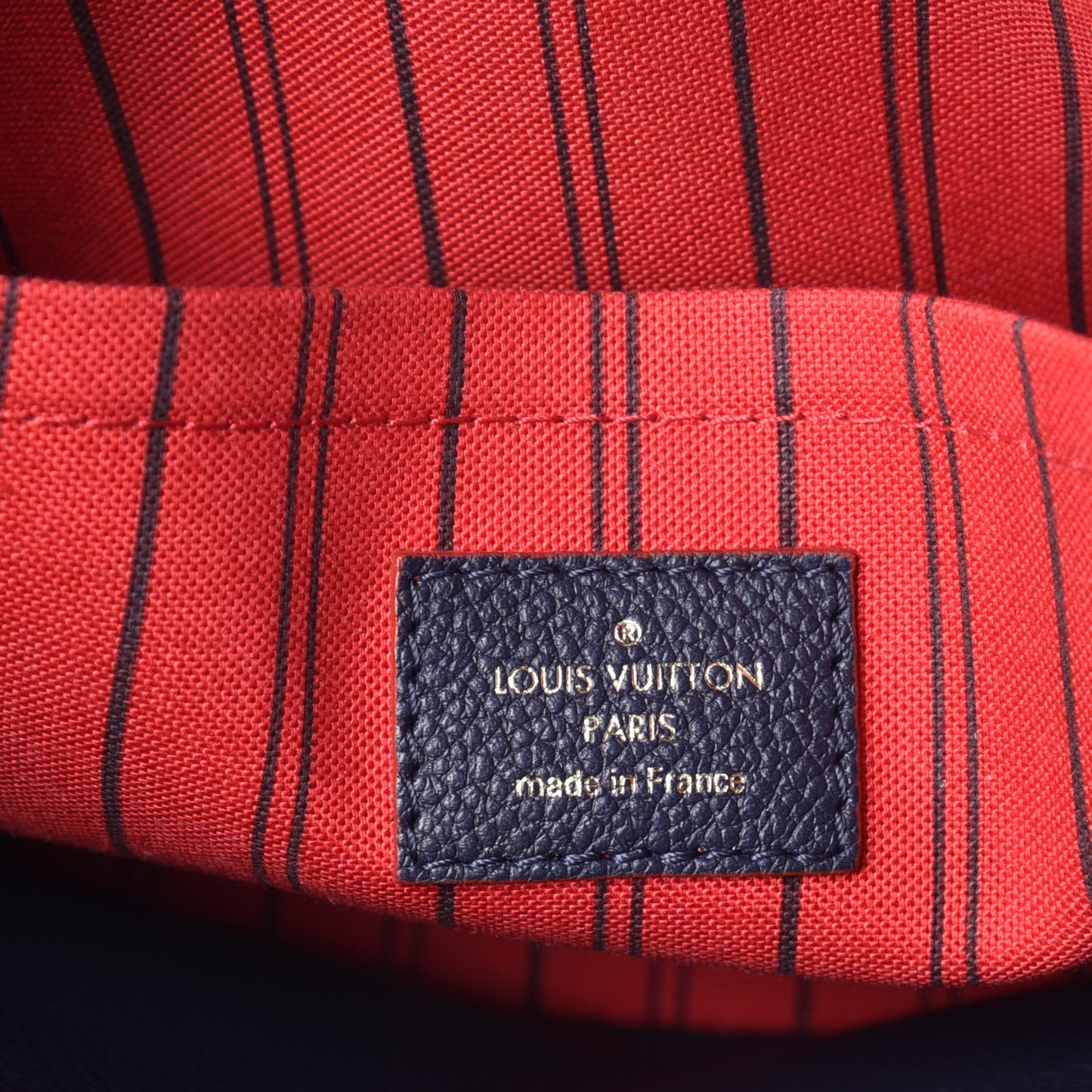 Empreinte Montaigne MM Marine Rouge