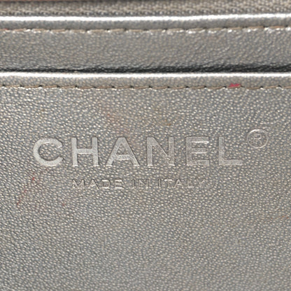 Chanel Metallic Caviar Quilted Mini Top Handle Rectangular Flap Silver 6 of 9