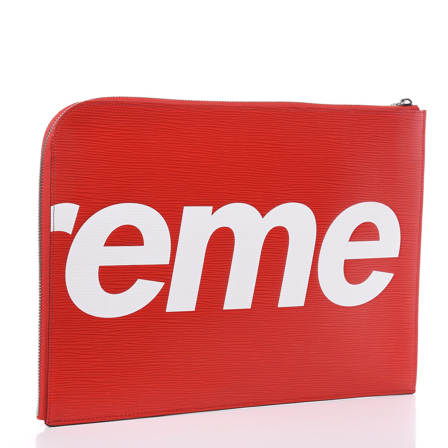 X SUPREME Epi Pochette Jour GM Red