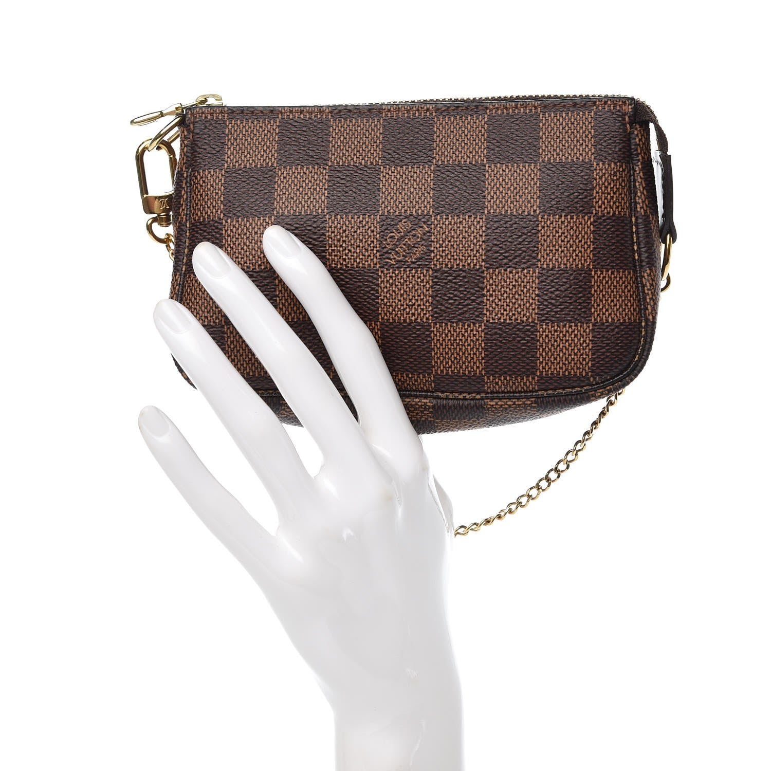 Louis Vuitton Damier Ebene Mini Pochette Accessories 2 of 9