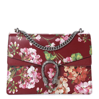 Gucci Calfskin Blooms Print Medium Dionysus Shoulder Bag Romantic Cherry Multicolor 1 of 10
