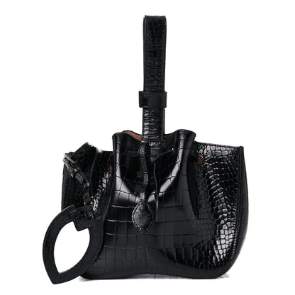 Alaia Alligator Rose-Marie 19 Bag Black 1 of 13