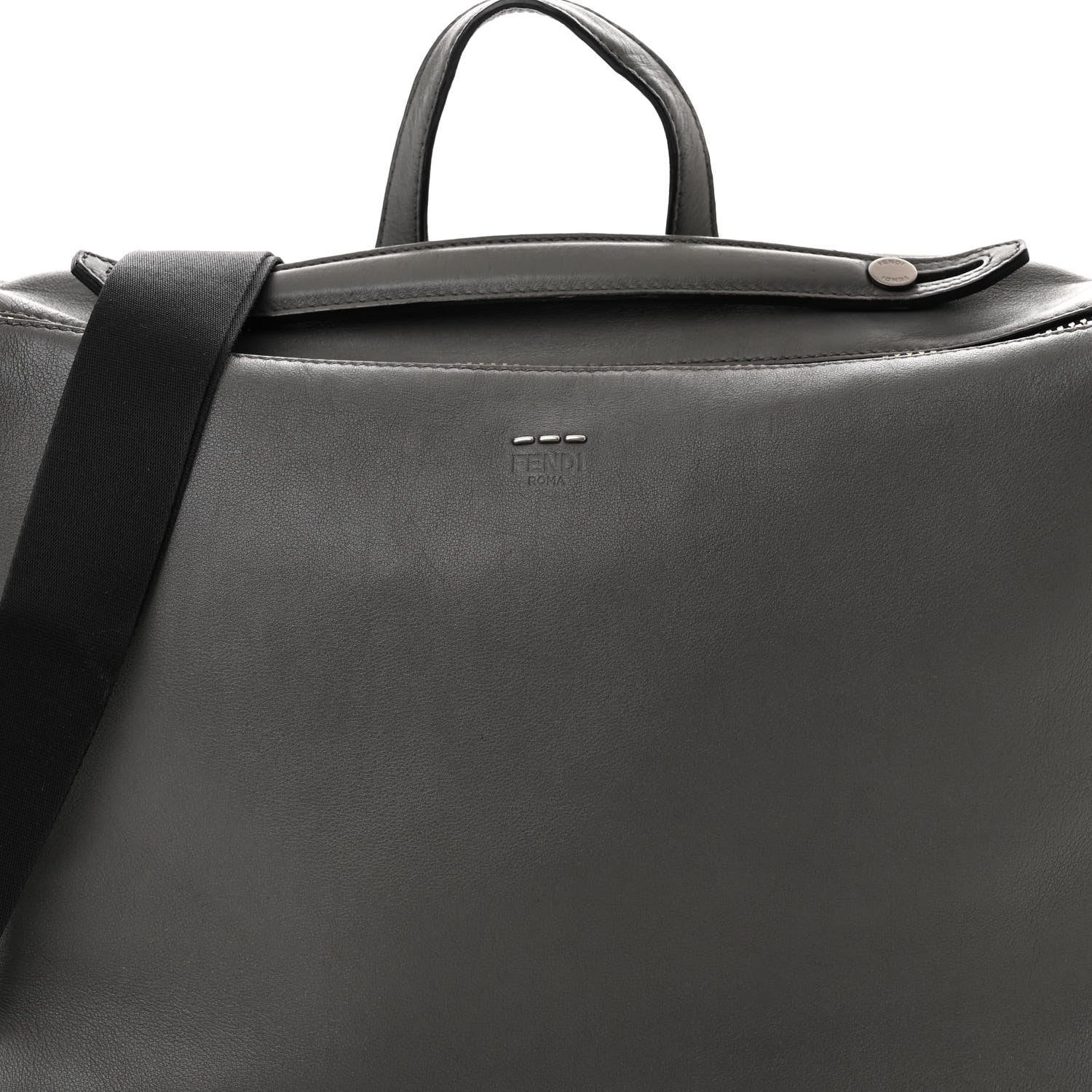 Fendi Vitello Dolce Lui Urban Briefcase Carbone 8 of 19