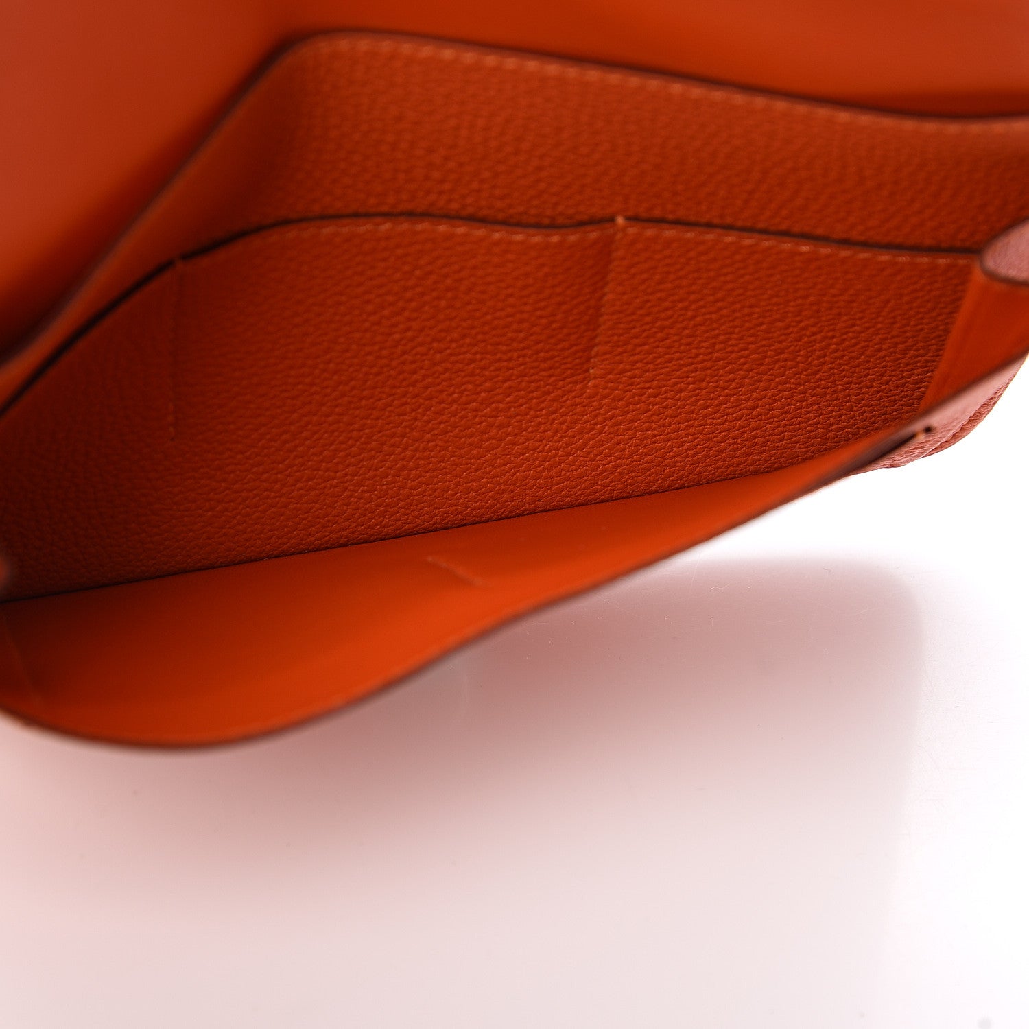 Hermes Togo Dogon Duo Wallet Feu Curry 4 of 7