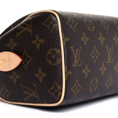 Louis Vuitton Monogram Speedy Bandouliere 20 Black 9 of 11