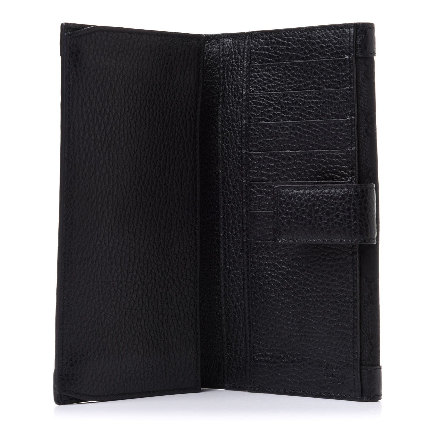 Gucci Monogram Continental Charmy Wallet Black 5 of 11
